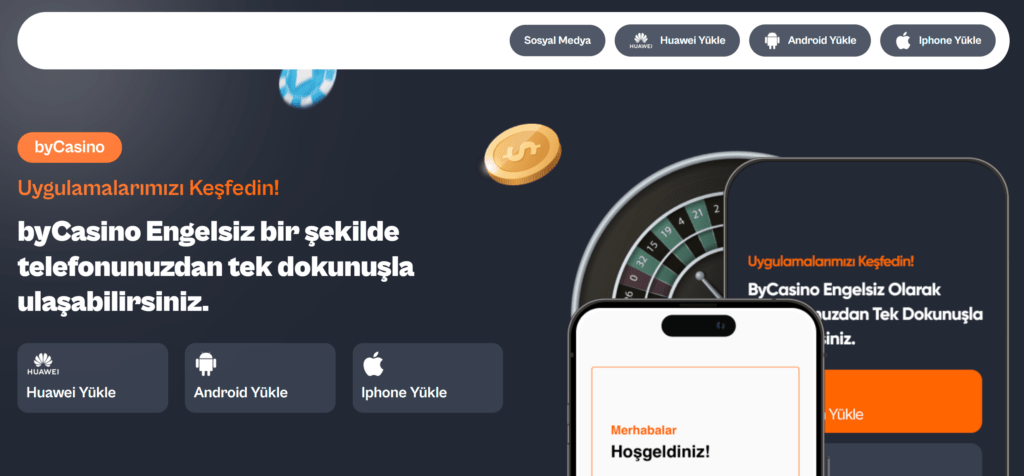 ByCasino uygulaması Önizleme